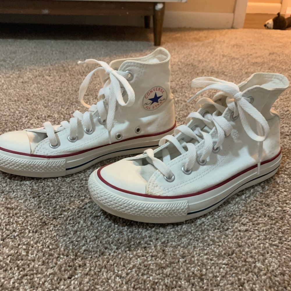 White high-top Converse Sneaker!